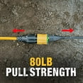 thumbnail image 3 of DeWalt DXEC14410100 Lighted & Locking Extension Cord, 10/3 SJTW, Yellow, 100 Ft. - Quantity 1, 3 of 4