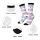thumbnail image 5 of Balery Flamingo1 Calcetas Largas con Estampado para Hombre y Mujer – Suaves y Transpirables, Talla Única (US 5-11), 5 of 6