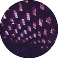 thumbnail image 1 of Ahgly Company Machine Washable Indoor Round Transitional Deep Purple Area Rugs, 7' Round, 1 of 7