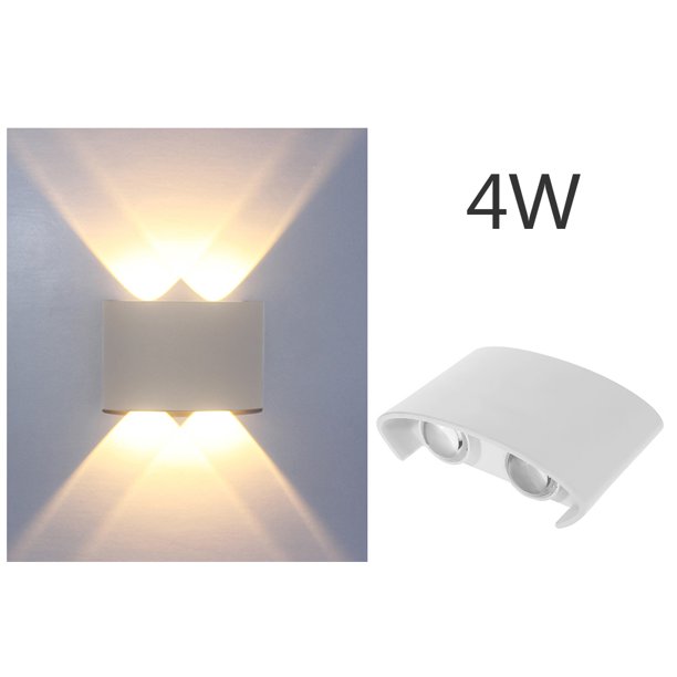 Aplique de pared moderno AC85-265V luces LED montadas hacia arriba iluminación interior para dormitorio balcón