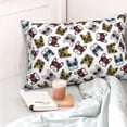 thumbnail image 6 of Disketp Pillow Covers Bulldog Sunglasses Face Pattern Throw Pillow Case Cushion Covers,Cushion For Bedroom,Couch,Home-20"X30", 6 of 8