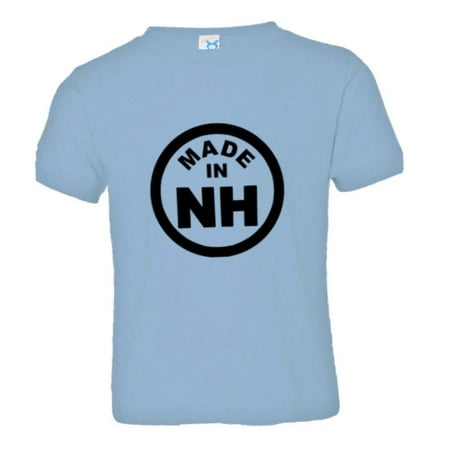 

PleaseMeTees™ Toddler Born Made In New Hampshire NH Logo Label HQ Tee