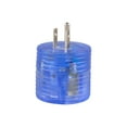 Auto Drive 15 to 30Amp Universal RV Power Adapter with Light, Clear