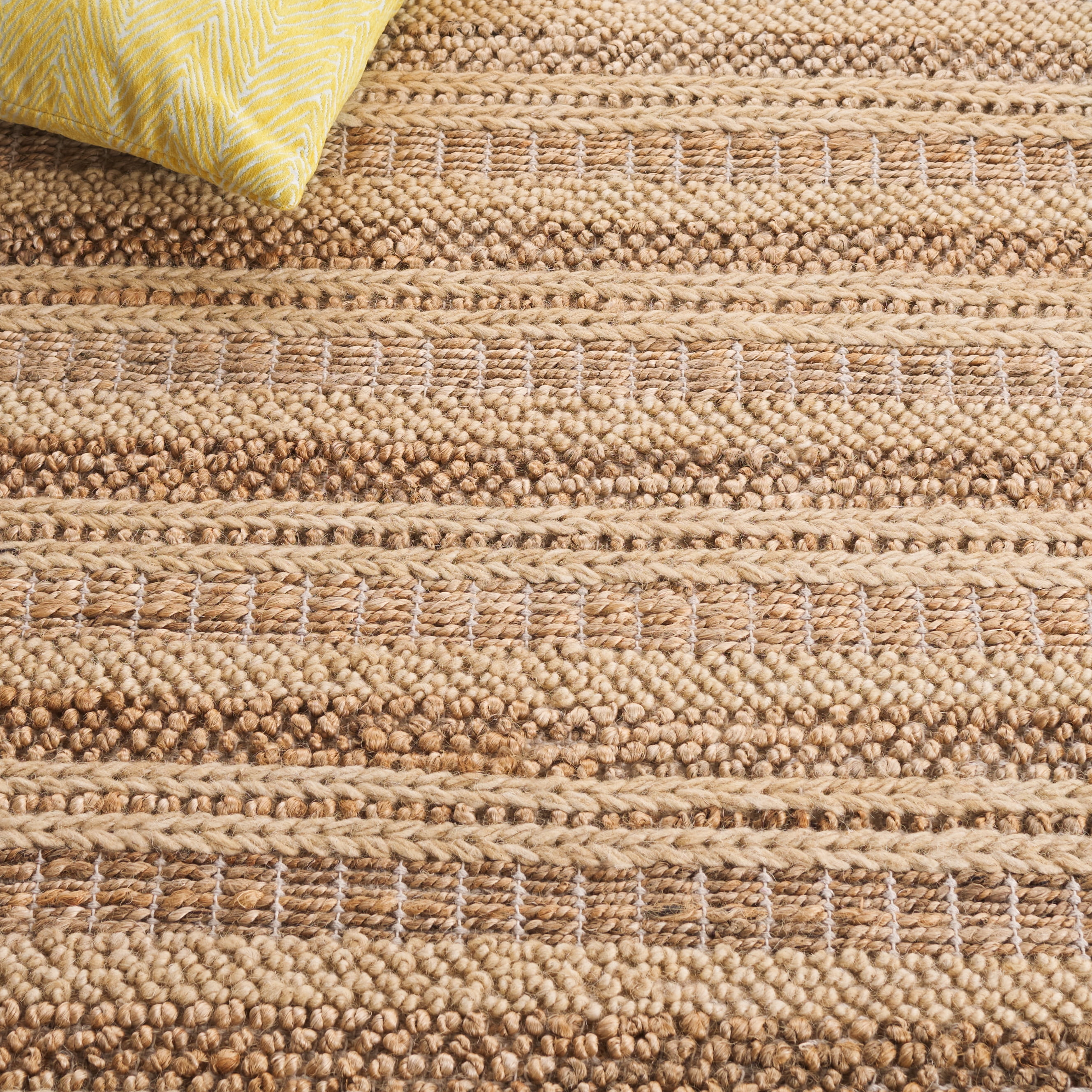 SAFAVIEH Natura Alecia Striped Area Rug, Natural/Beige, 4' x 6'