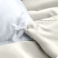thumbnail image 6 of Bare Home Microfiber Duvet Cover & Sham Set, King, Fresh Cream, 3-Pieces, 6 of 7