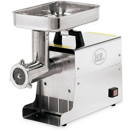 LEM Products Incorporated #12 Stainless Steel Electric Meat Grinder, .75 HP