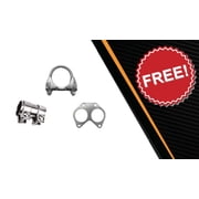 Northeastern Exhaust Resonator & Muffler Fits 2007-2014 Volvo XC90 3.2L - Direct Fit | Stainless Steel System Kit