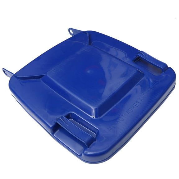 HEALEEP Trash Can Replacement Lids 1Pack Square Blue for Outdoor Garden