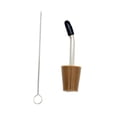 thumbnail image 2 of Tetera con boquilla para café, vertedor a prueba de goteo, tetera de acero inoxidable, boquilla de extensión para senderismo, utensilios de cocina al Marrón, 2 of 8