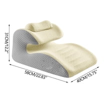 Neorosiri Reflux Support Lumbar Pillow - Multi-Functional Ventilated Foam for Comfortable Sleep and Back Relief