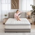 thumbnail image 2 of Gewnee 10 inch King Size Medium Firm Hybrid Memory Foam Mattress, 2 of 11