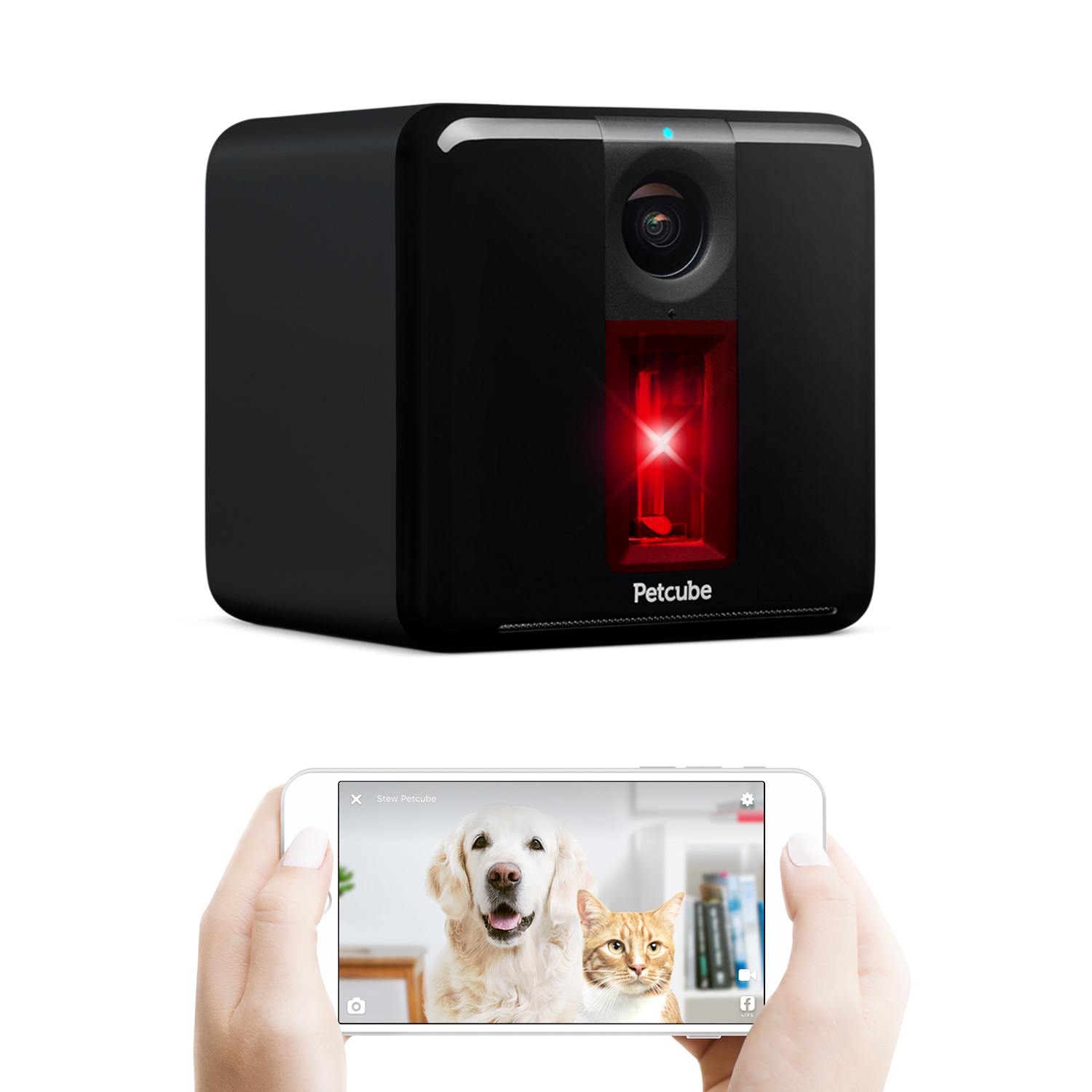 Petcube Play Interactive Dog Camera with Laser, Carbon Black - image 2 of 13