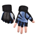 thumbnail image 3 of NIBOLOG Gym Fitness Exercise Weight Lifting Anti-Slip Wrist Wraps Palm Protector Gloves, 3 of 7