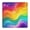 Colorful Tie Dye, variant on Colorful Tie Dye Wave Pattern Square Fitted Tablecloth with Elastic Edge,Square Table Cover,Washable Elastic Table Cover for Home Kitchen Party Decor 34"x34"