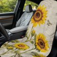 thumbnail image 4 of XYZCANDO Car Seat Towel Cover Non-Slip Towel Car Seat Cover for Outdoor Beach Swimming, Car Seat Cover Towel Sweat Absorption, Butterfly and Sunflower Pattern, 4 of 11