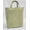 Sage Green, variant on Faux Burlap Tote Bag (Small Oval Tote) (Black/Gray)
