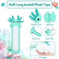 thumbnail image 3 of Peluche de peluche Auspicious Beginning Axolotl, 50 cm, 3 of 7