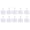 Square, variant on LAIQIEN 10Pieces Handheld Double Side Answer Paddles Small Whiteboards Erasable Signs Auction Paddles for Office Classroom
