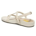 thumbnail image 3 of FSJ Women Split Round Toe Platform Thong Sandals T Strap Buckled Platforms Summer Beach Holiday Daily Shoes Size 8.5 Beige, 3 of 6