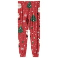 thumbnail image 5 of Dwelliawo Merry Christmas Men's Pajama Pants Loose Fit Funny Pajama with Pockets Christmas Sleepwear Lightweight Pant Snowflake Xmas Snowflake Prints Jogger Pants Watermelon Red XL, 5 of 5