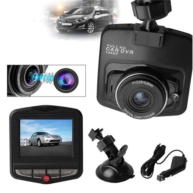 EGNMCR Driving Recorder 1080p Mini Night Vision Wide-angle Driving Recorder Rearview Mirror Video Equipment Recorder Recorder