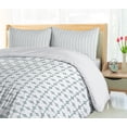 thumbnail image 5 of Ambesonne Abstract Duvet Cover Sets, Simplistic Motif Elements, 2-Queen, White Dark Sea Green, 5 of 7