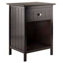 Winsome Wood Blair Nightstand, 1-Drawer, Coffee Finish