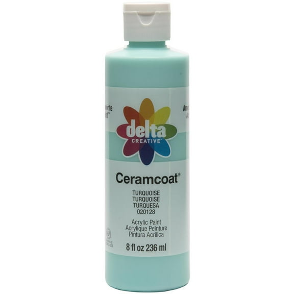 Ceramcoat Acrylic Paint 8oz-Turquoise