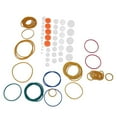 thumbnail image 3 of LNGOOR 84pcs DIY Model Toy Transmission Belt & Pulley Set - Rubber Band Combination Kit for Creative Toy Engineering and Model Building, 3 of 8