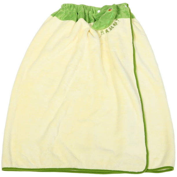 Toalla de baño portátil para mujer con botones, bata de baño de felpa, absorbente y suave, para ducha de spa, bonita bata de baño.