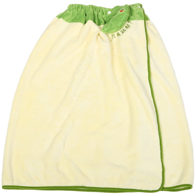 Toalla de baño portátil para mujer con botones, bata de baño de felpa, absorbente y suave, para ducha de spa, bonita bata de baño.