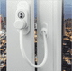 thumbnail image 4 of 2 uds. Puerta de ventana Cerradura de estancia Puerta corredera Bebé Niño Seguridad Cerradura de seguridad Cables de captura con llave de acero inoxidable para garaje Armario Ventana Dormitorio, 4 of 5