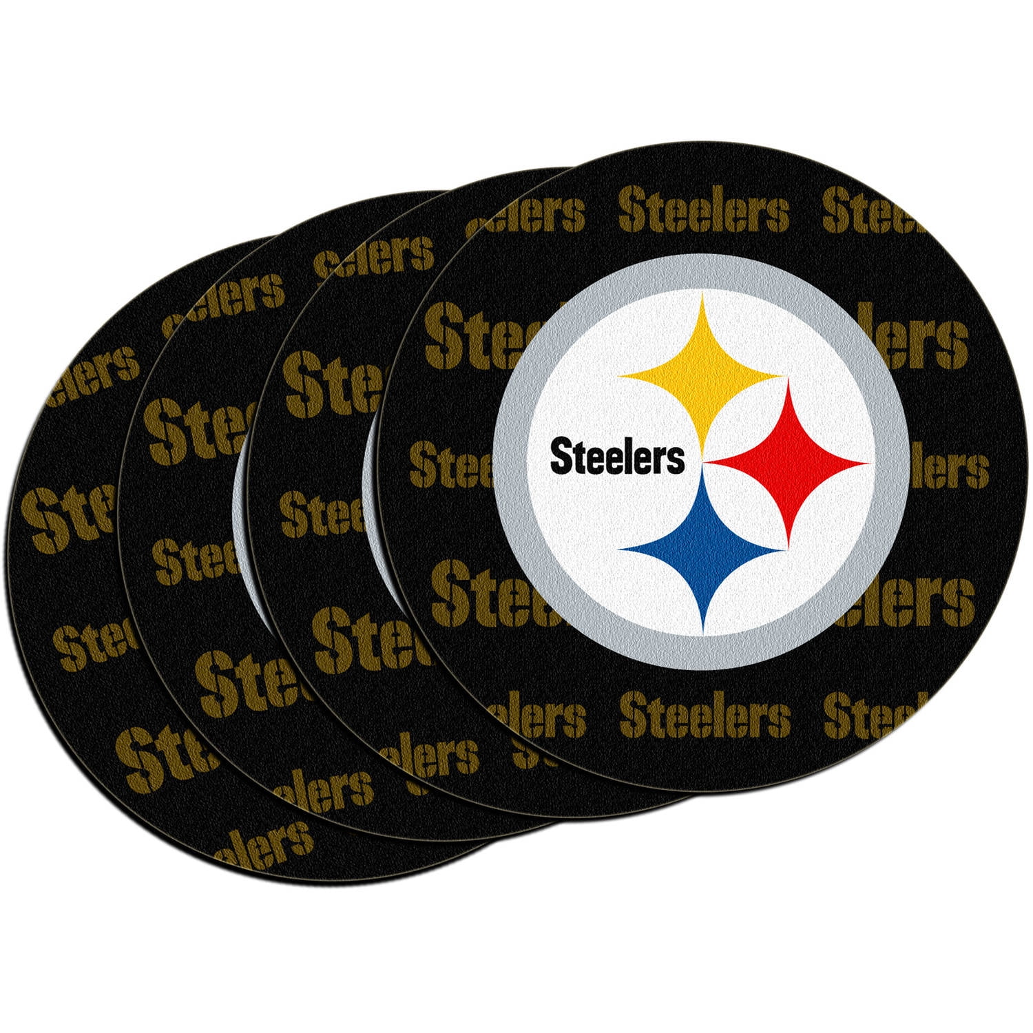 NFL Pittsburgh Steelers 8-Pack Neoprene Car Coasters - Walmart.com