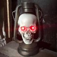 thumbnail image 5 of Halloween Scary Props Skull Head Lantern Haunted House Escape Room Decoration Hy, 5 of 5