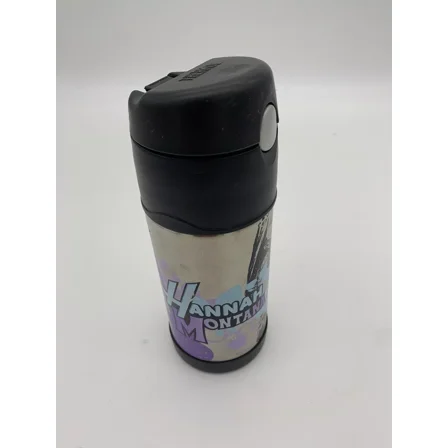 THERMOS HANNAH MONTANA STAINLESS STEEL BOTTLE KEEPS COLD 12 HOURS ****