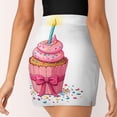 thumbnail image 5 of Birthday Cupcake with A Lit Candle Women's Shorts Non-Slip Single Pocket A-line Trouser Skirt Summer Shorts Casual Shorts for Women, 5 of 7