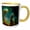 Yellow/White, variant on 3drose, Galaxy and Nebula - Eagle Nebula Pillars, 15oz Two-tone Yellow Mug