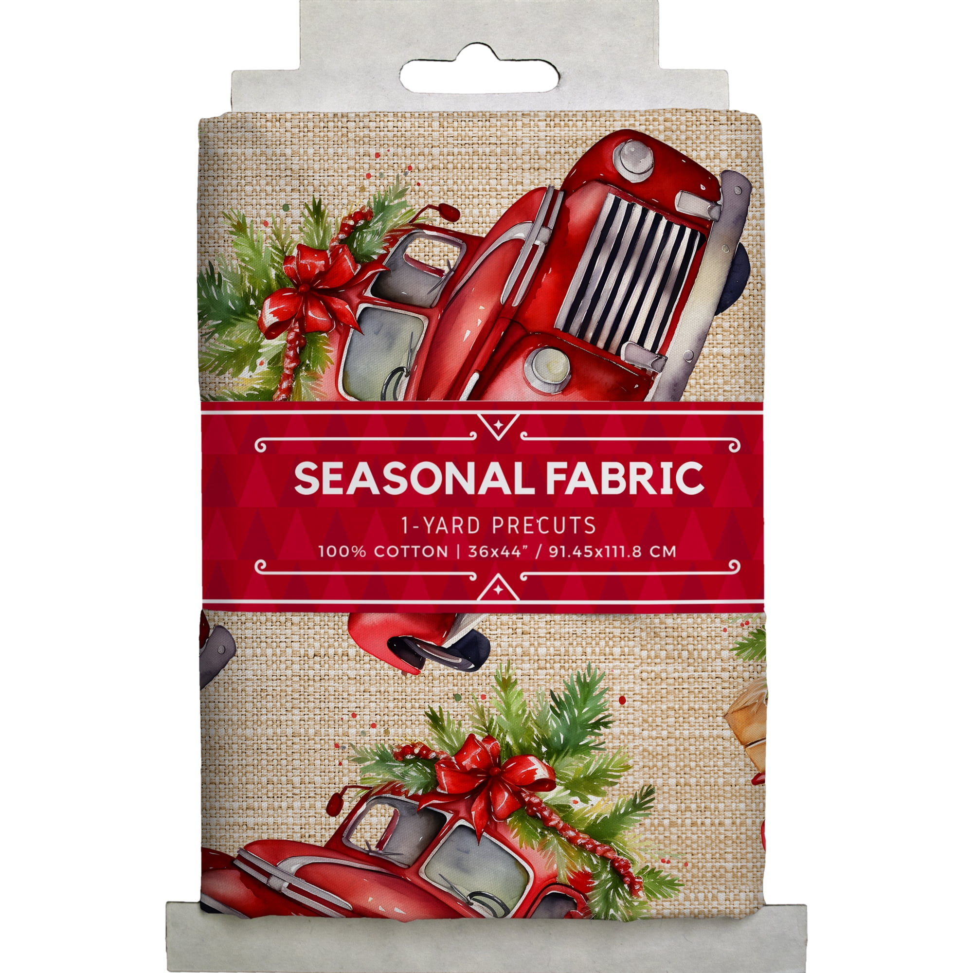David Textiles 44 x 1 Yard Cotton 5-piece Christmas Bundle Sewing & Craft Fabric Precuts