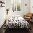 thumbnail image 4 of Brown Flowers Tapestry for Bedroom Wall Hanging Tapestry, Vintage Country Spring Wild Floral Herbs Ceiling Backdrop Tapestries Poster Blanket Wall Decor for Teens Room Living Room Dorm 55" x 73", 4 of 8