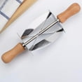 thumbnail image 7 of Dengmore Stainless Steel Dough Croissant Rolling Pin Roller Cutter Baking Tool DIY for Kitchen, 7 of 7