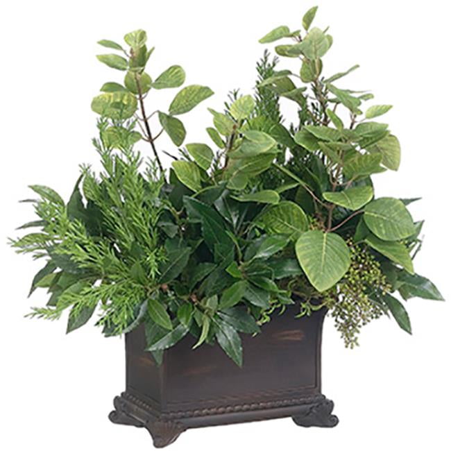 AllState Floral WP8152GR 22 x 21 x 20 in. Sweet Bay & Rosemary