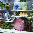 thumbnail image 3 of Stasher Premium Silicone Reusable Food Storage Stand-Up Bag Mega, Clear, Microwave, Sous Vide, Dishwasher, Oven and Freezer Safe, BPA Free, Leak-Free, 3 of 9