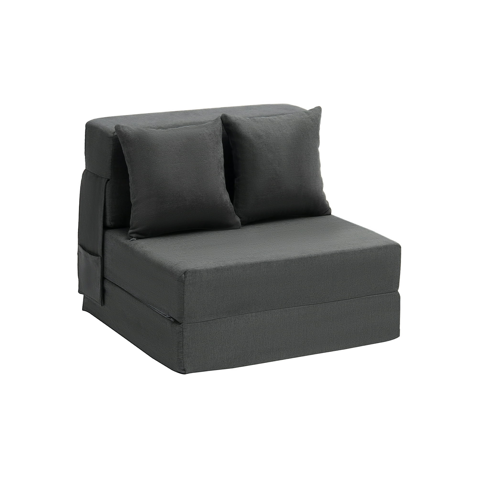 VEVOR Folding Sofa Bed 3-in-1 Foldable Couch Bed with 2 Pillows