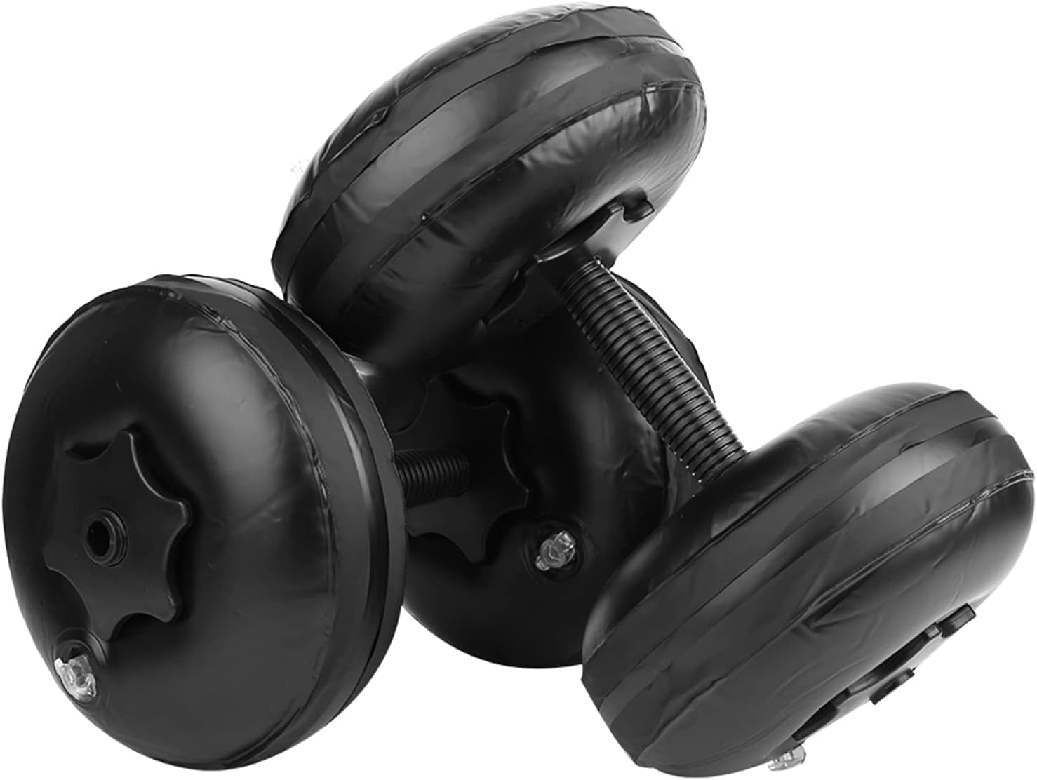 Adjustable Water-Filled Dumbbells Set 8-10kg, Portable PVC Travel Fitness Dumbbells for Workout, Yoga, Body Toning and Home Gym