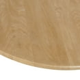 thumbnail image 4 of Breck Solid Wood 48" Round Mid-Century Modern Fluted Pedestal Dining Table, 4 of 7