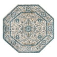 thumbnail image 3 of Unique Loom Lola Collection Area Rug - Traditional (5' Octagon Light Gray/Cream), 3 of 7