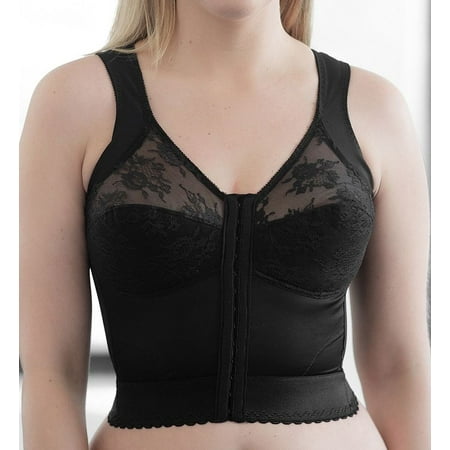 

Women s Cortland Intimates 9603 Back Support Longline Bra (Black 40G)