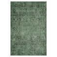 thumbnail image 7 of Lahome Washable Rug 6'x9' Stain Proof Low Pile Area Rug for Bedroom, Living Room, Dining Room, Entryway and Office, Vintage Soft Non-Slip Carpet,Dark Green, 7 of 7