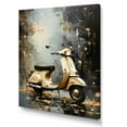 thumbnail image 2 of Designart "Escape On Two Wheels IV" Scooter Wall Decor, 2 of 7