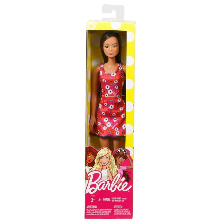 Barbie Floral Fashion Red Dress Doll Walmart